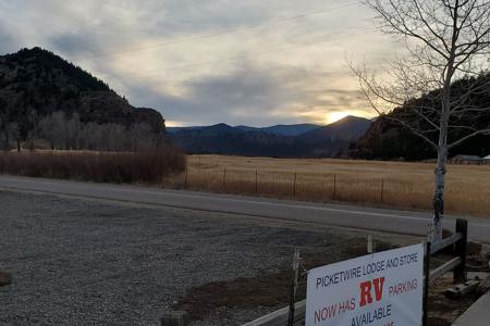 Picketwire RV Parking in Weston, Colorado